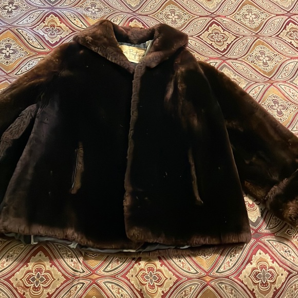 Jackets & Coats Vintage 195s Mouton Jacket Poshmark